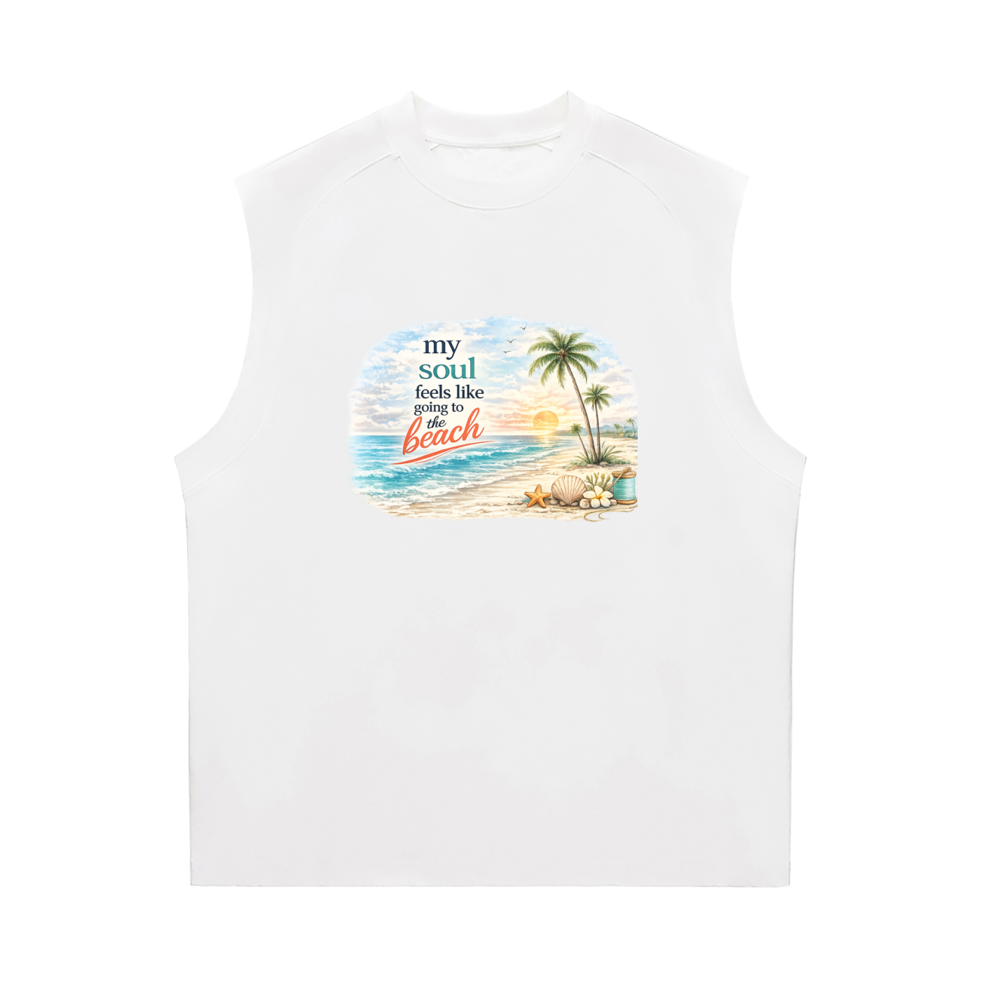 Quick-Dry Beach Tank Top