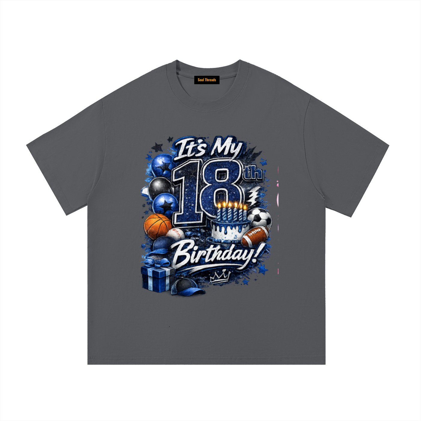 Young Mens 18th BIrthday T-Shirt