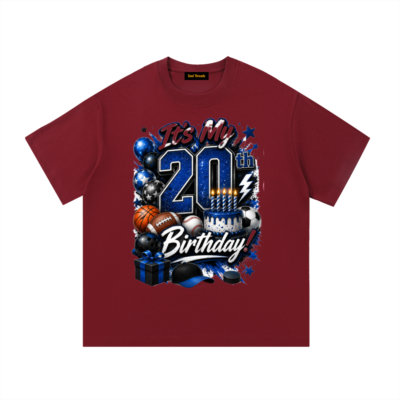 Young Mens 20th Birthday T-Shirt