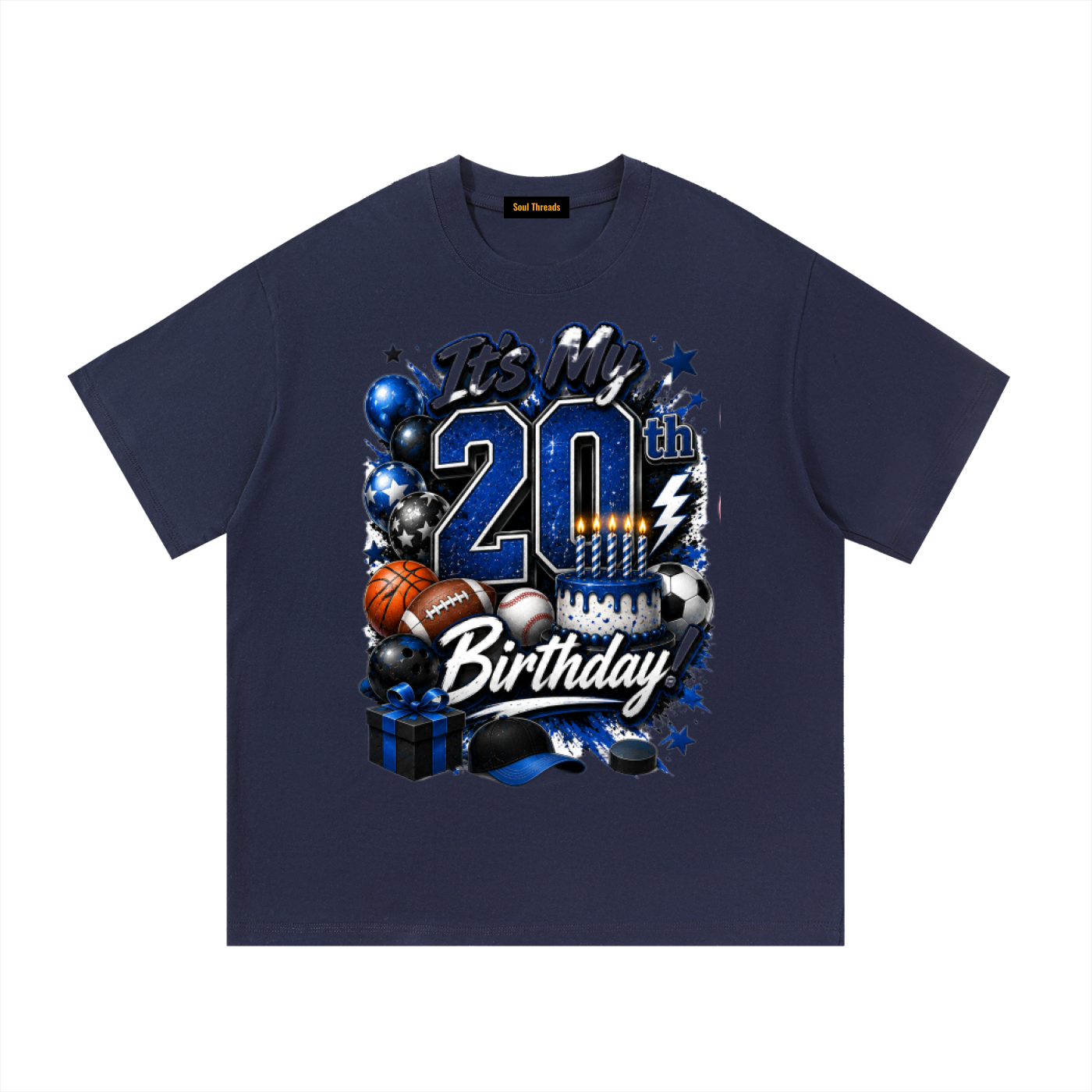 Young Mens 20th Birthday T-Shirt