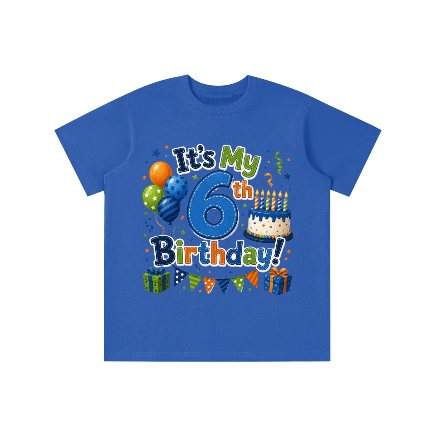 Boys 6th Birthday T-shirt