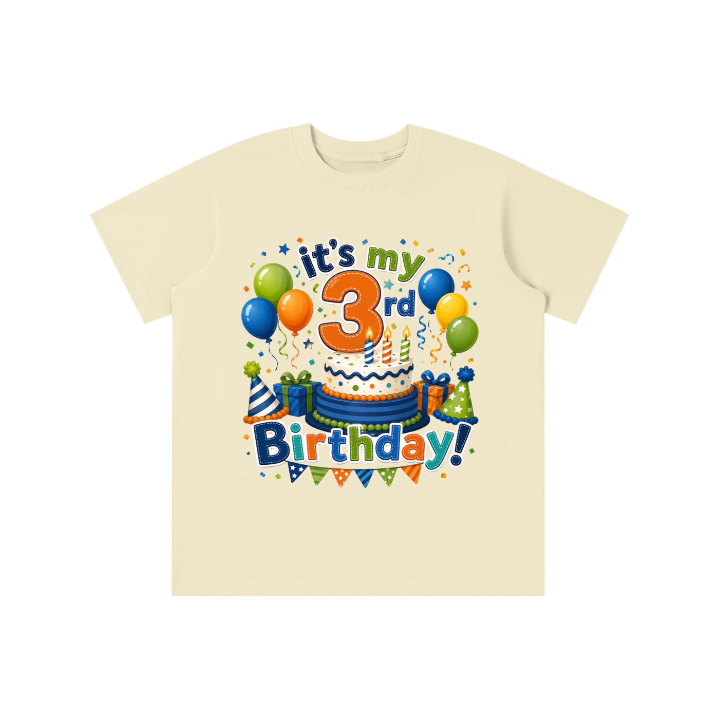 Boys 3rd Birthday T-shirt
