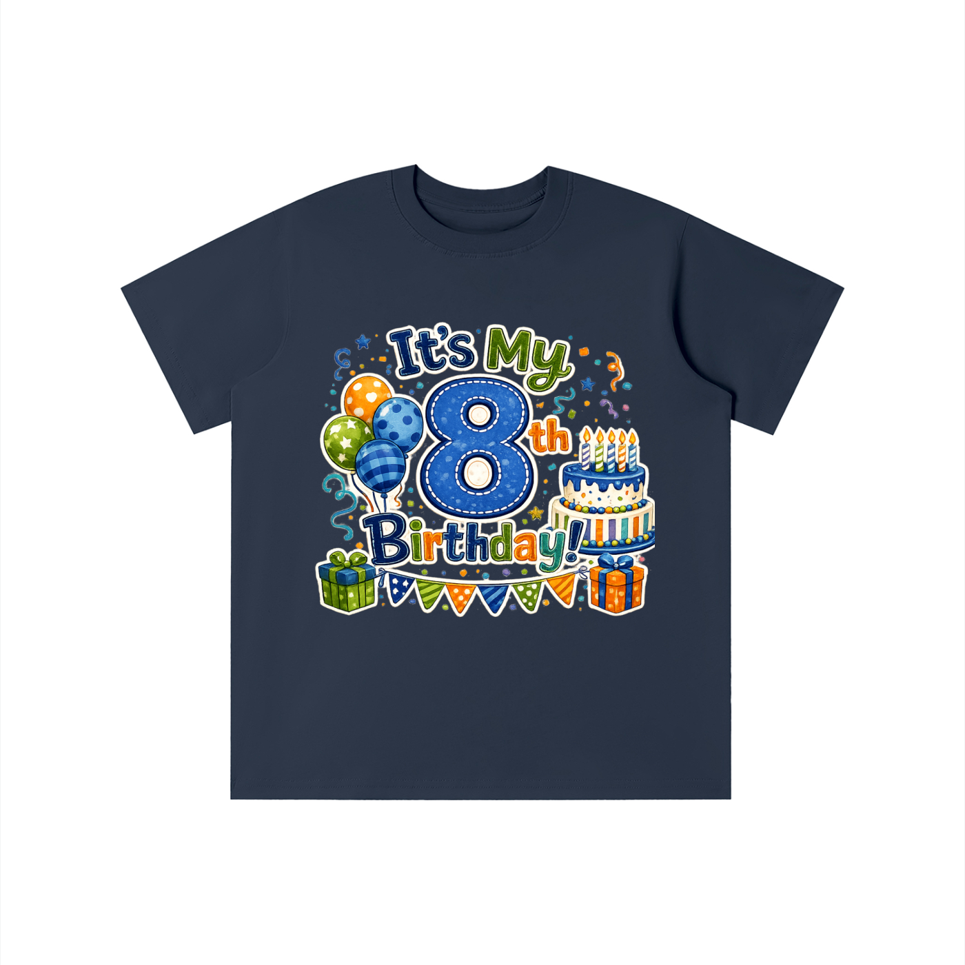 Boys 8th Birthday T-shirt