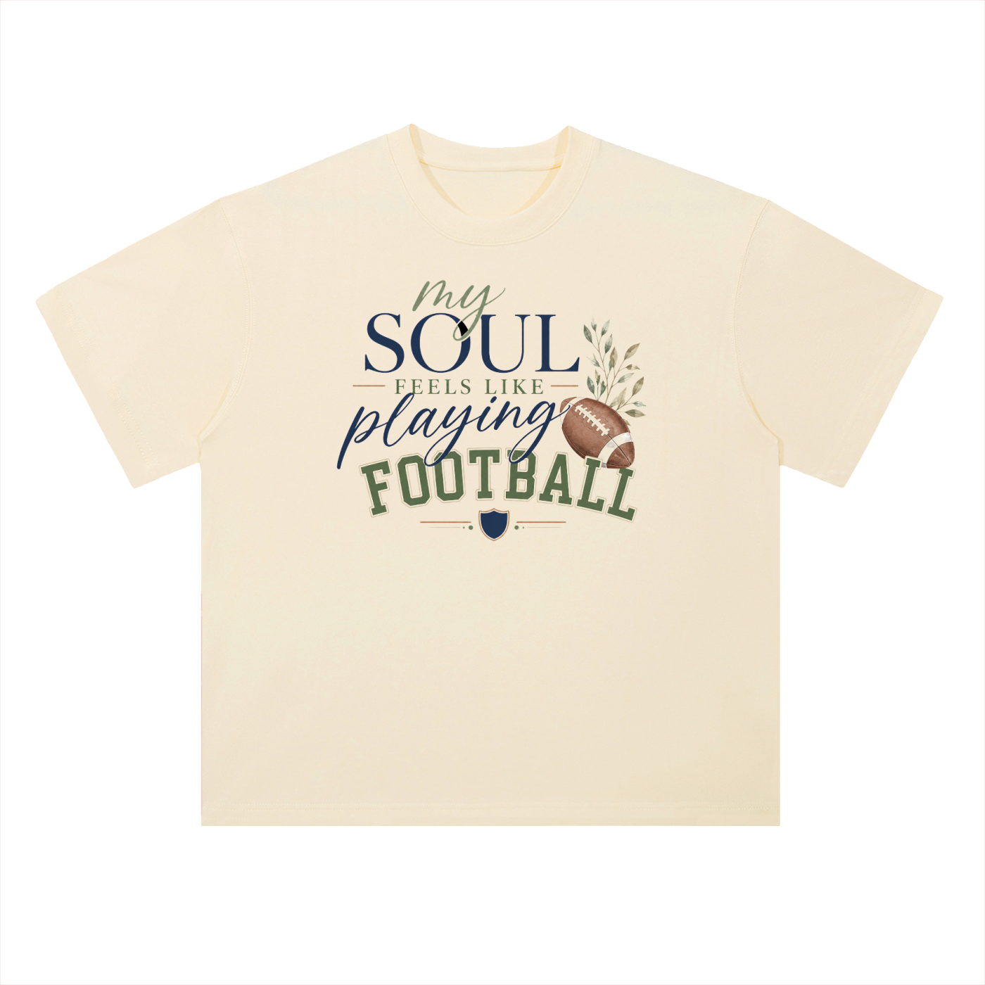 Heavyweight Football T-Shirt