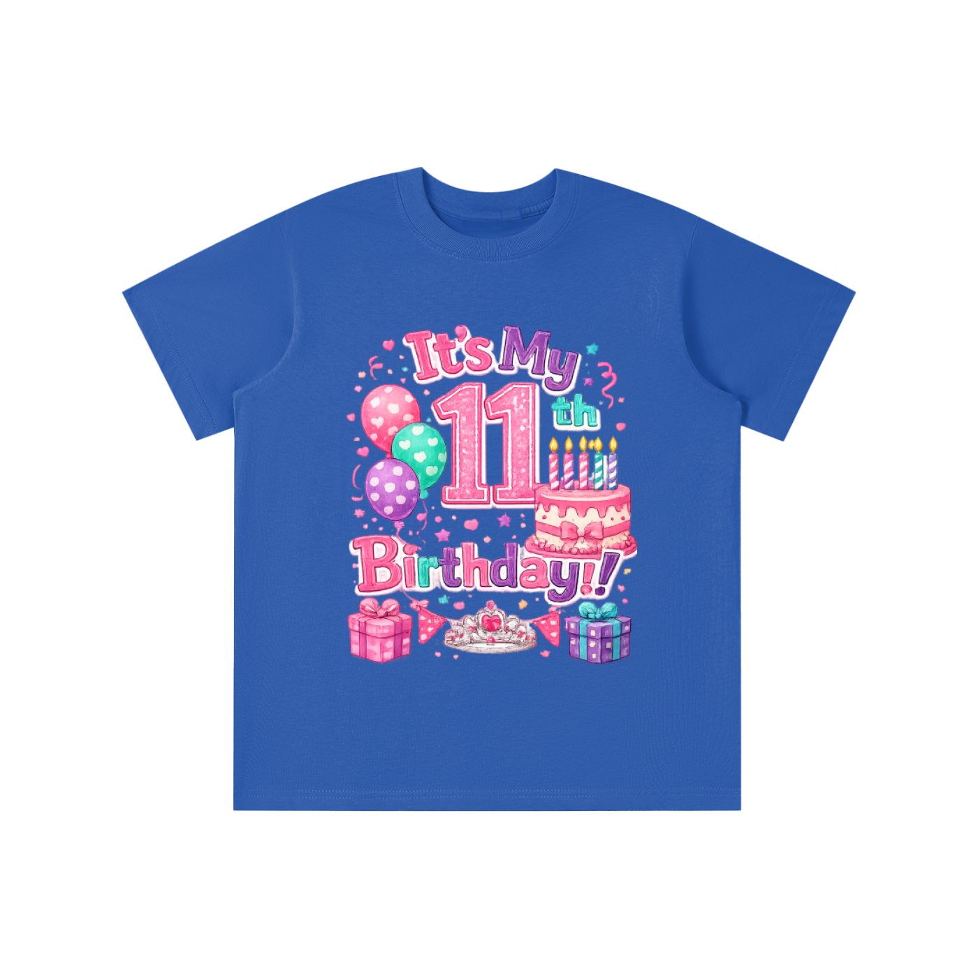 Girls 11th Birthday T-shirt