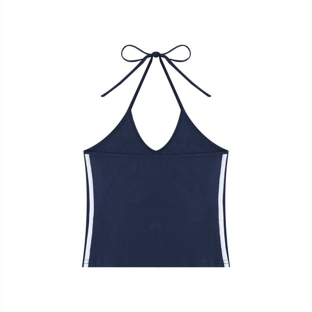 Women's Beach Halter Crop Tank Top