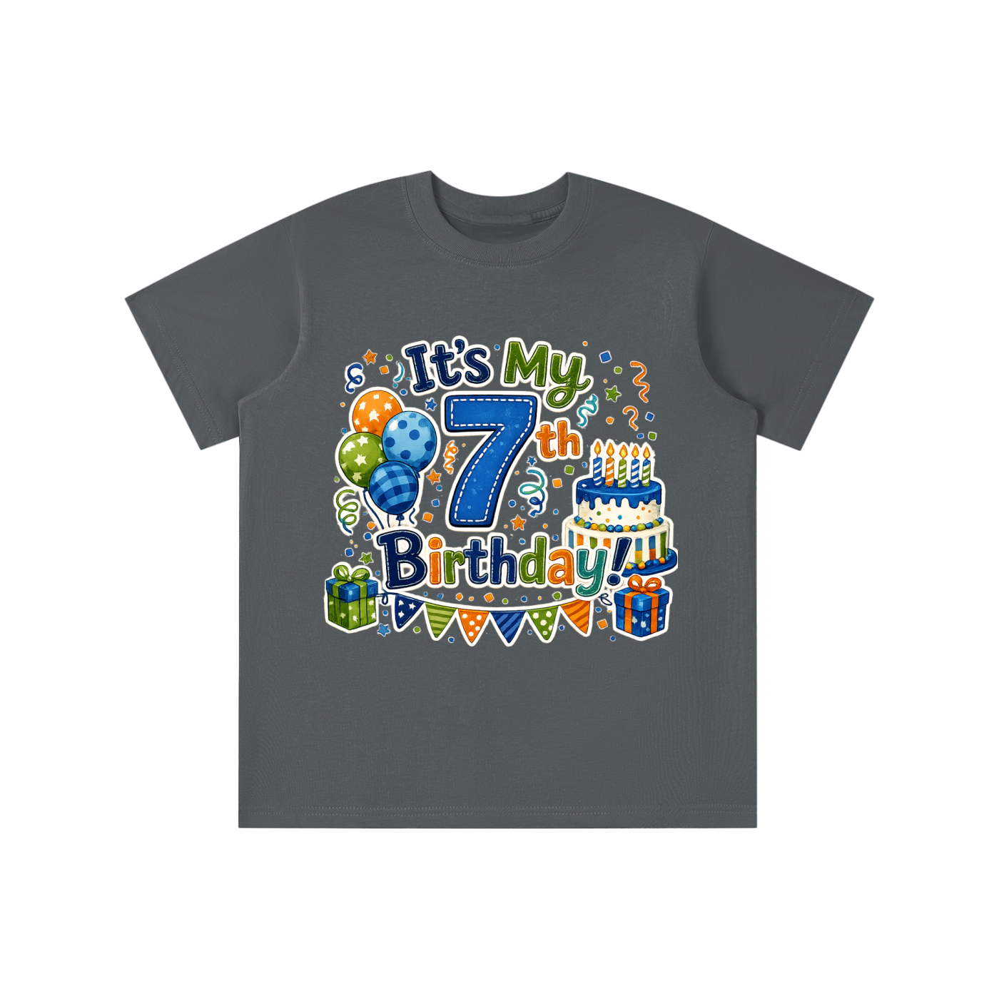 Boys 7th Birthday T-shirt