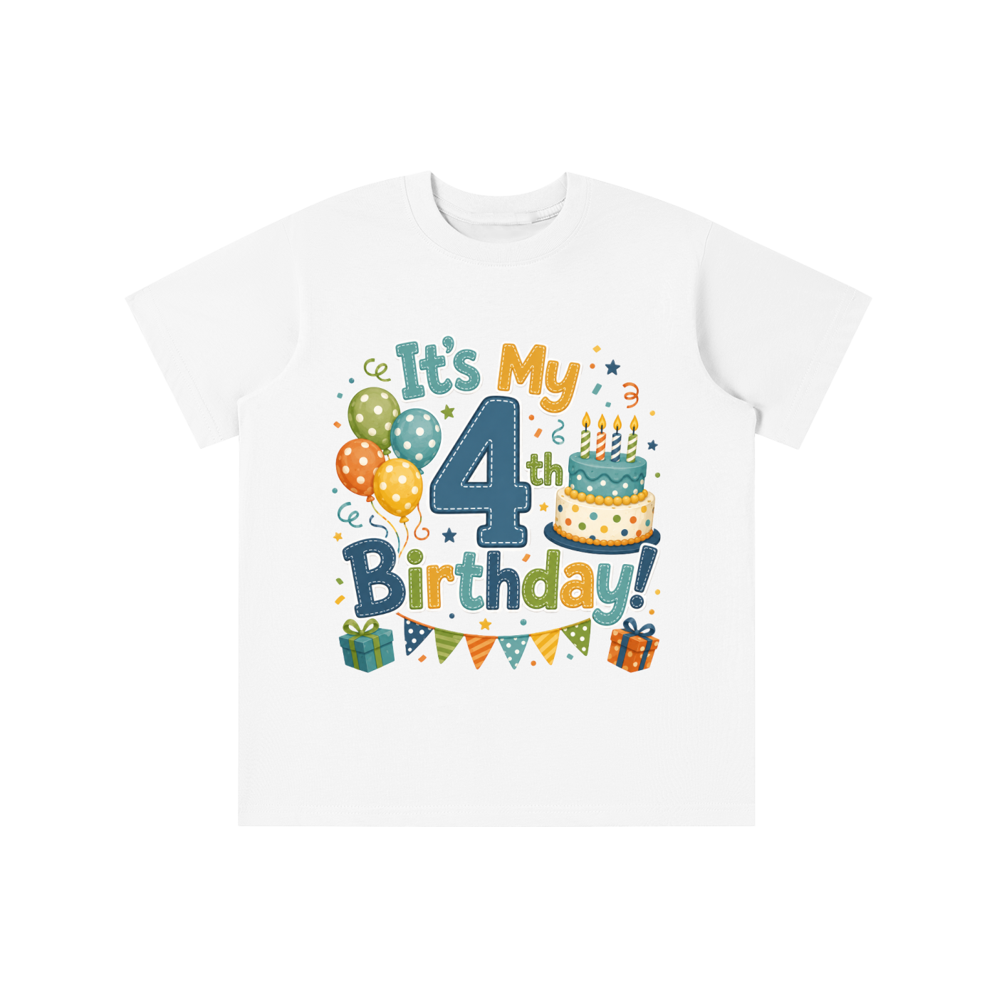 Boys 4th Birthday T-shirt
