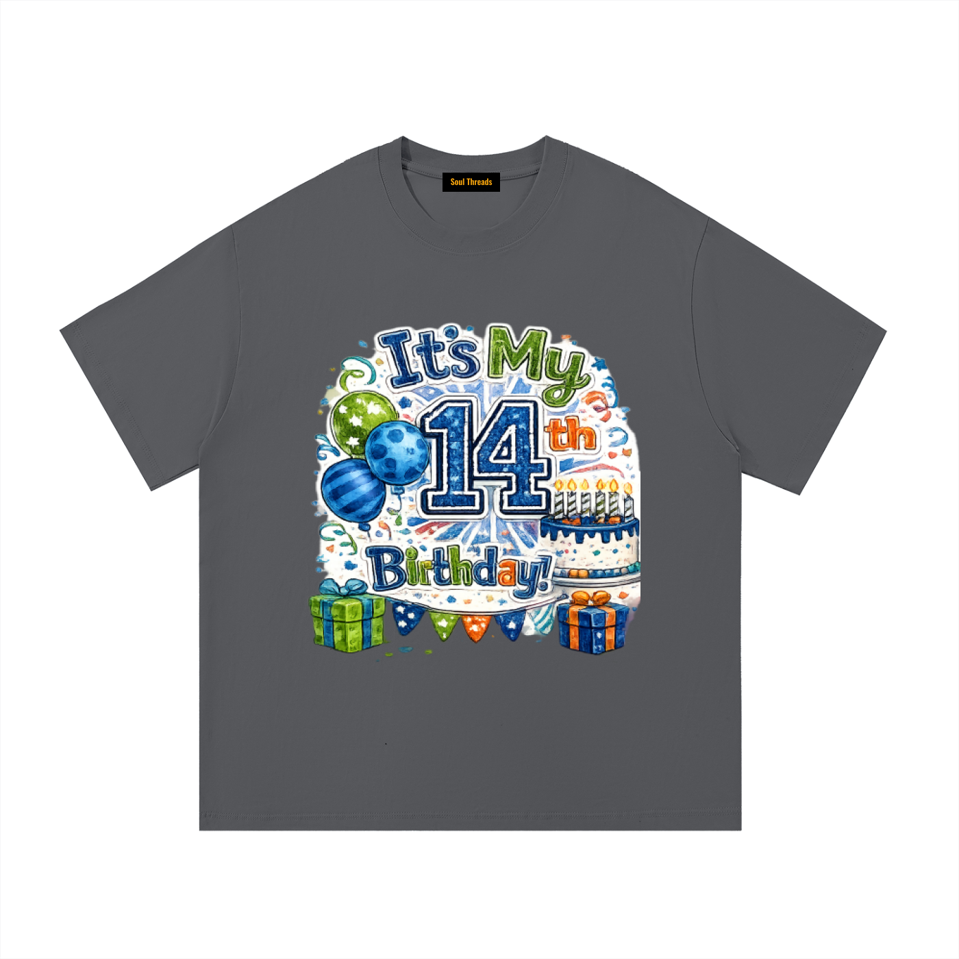 Young Mens 14th Birthday T-Shirt