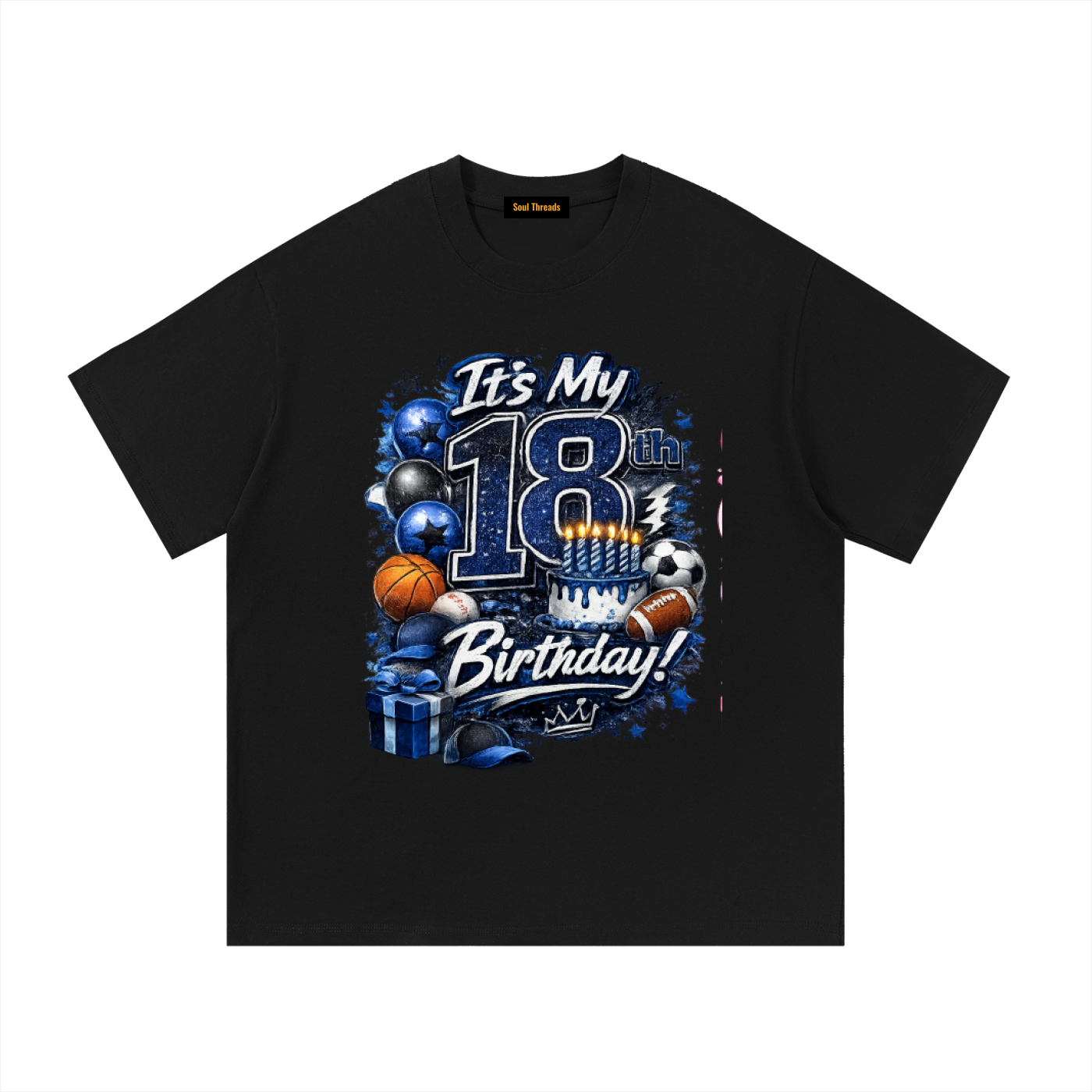Young Mens 18th BIrthday T-Shirt