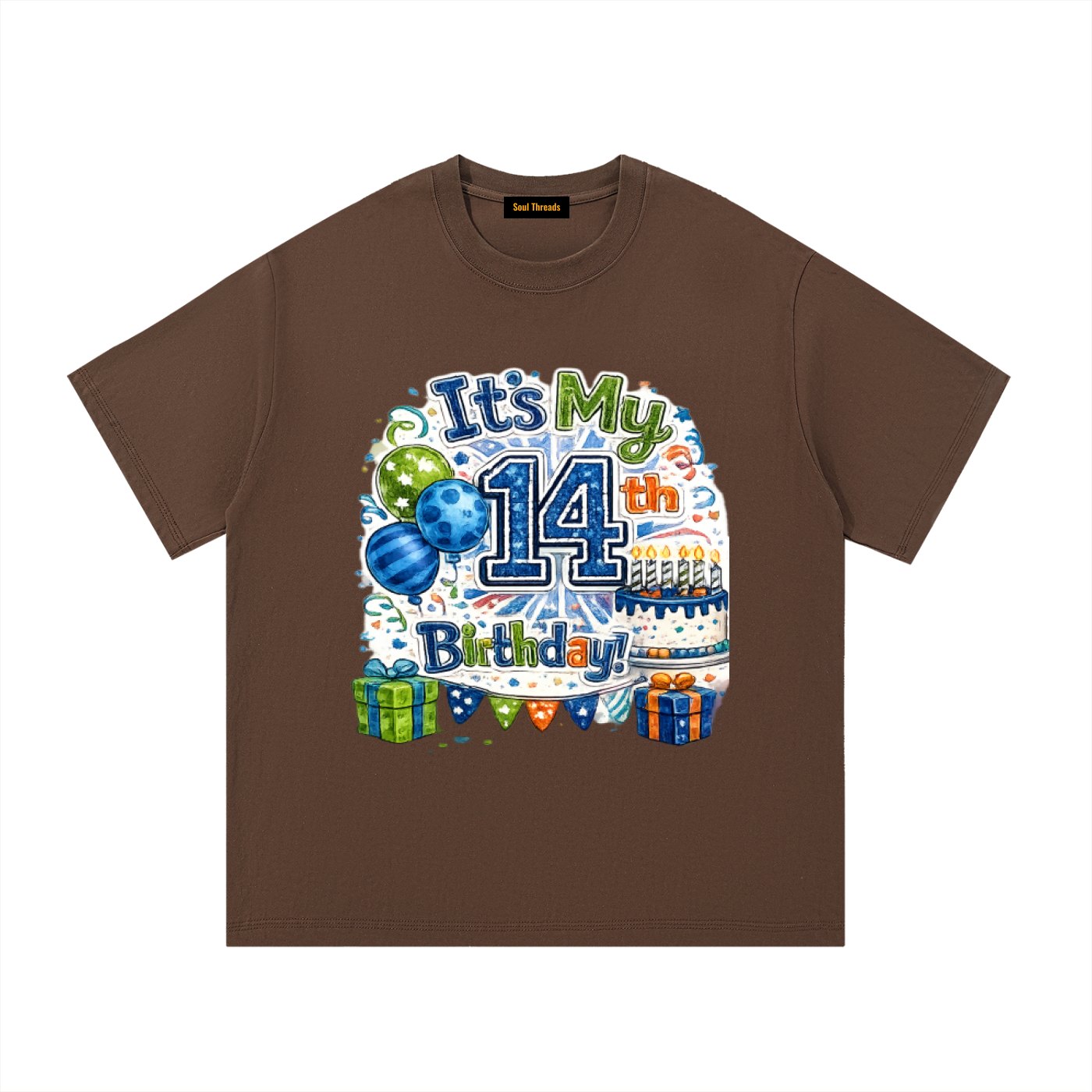 Young Mens 14th Birthday T-Shirt