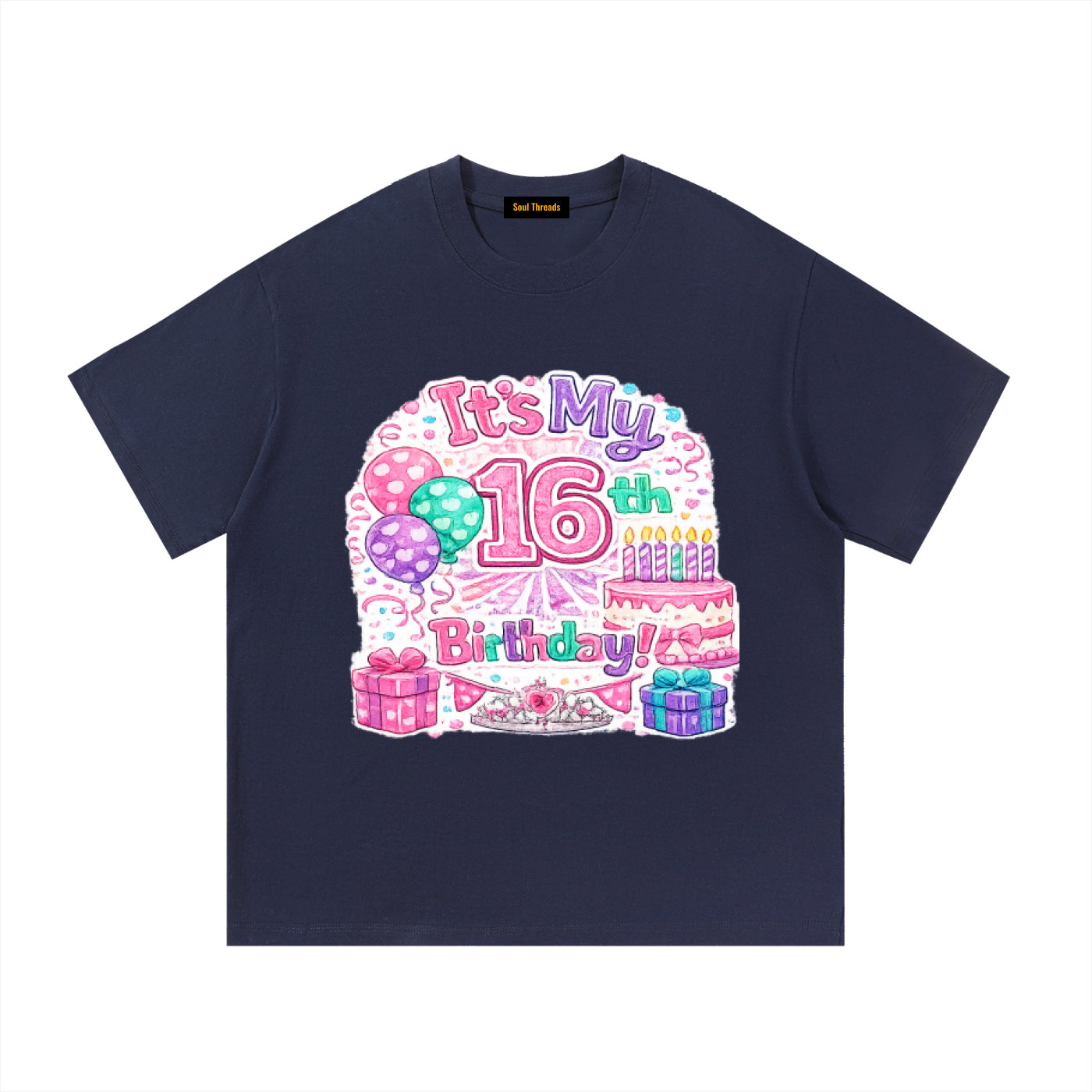 Young Womens 16th Birthday T-Shirt