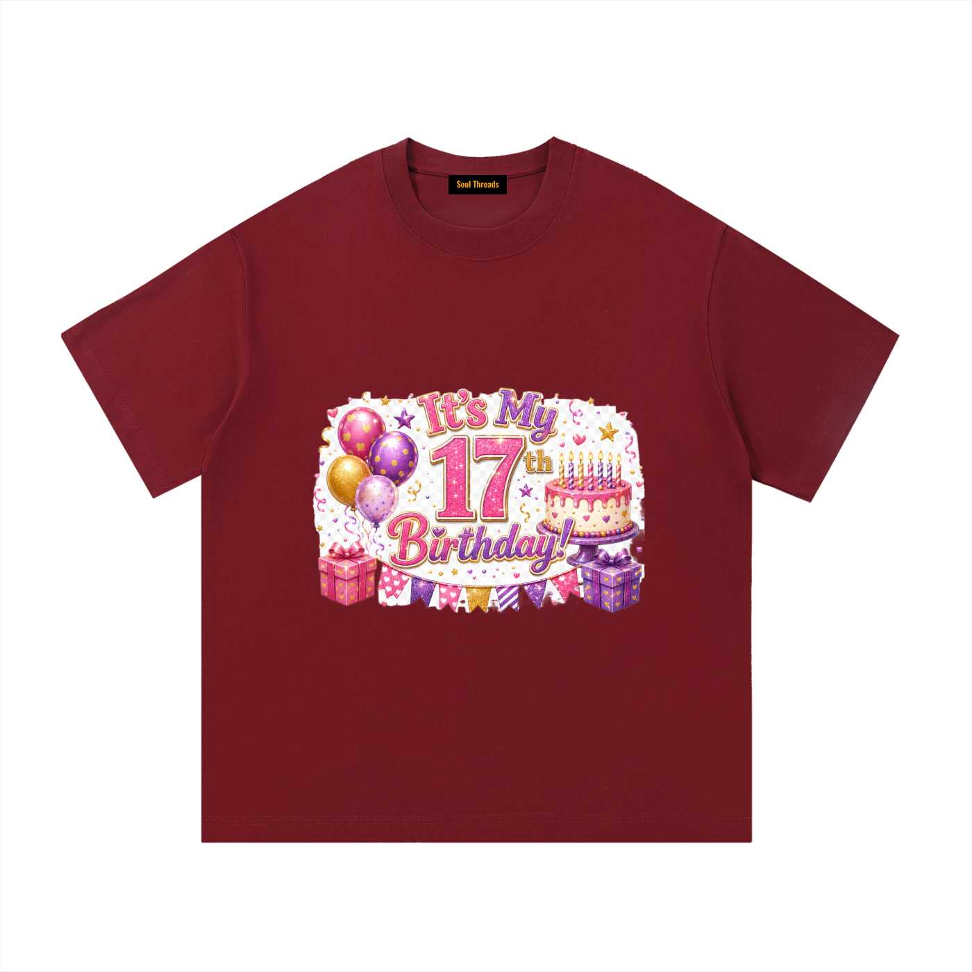 Young Womens 17th Birthday T-Shirt