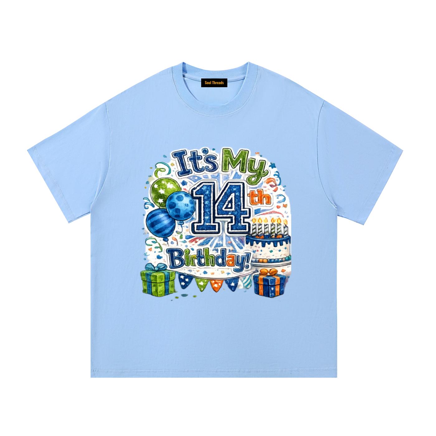 Young Mens 14th Birthday T-Shirt