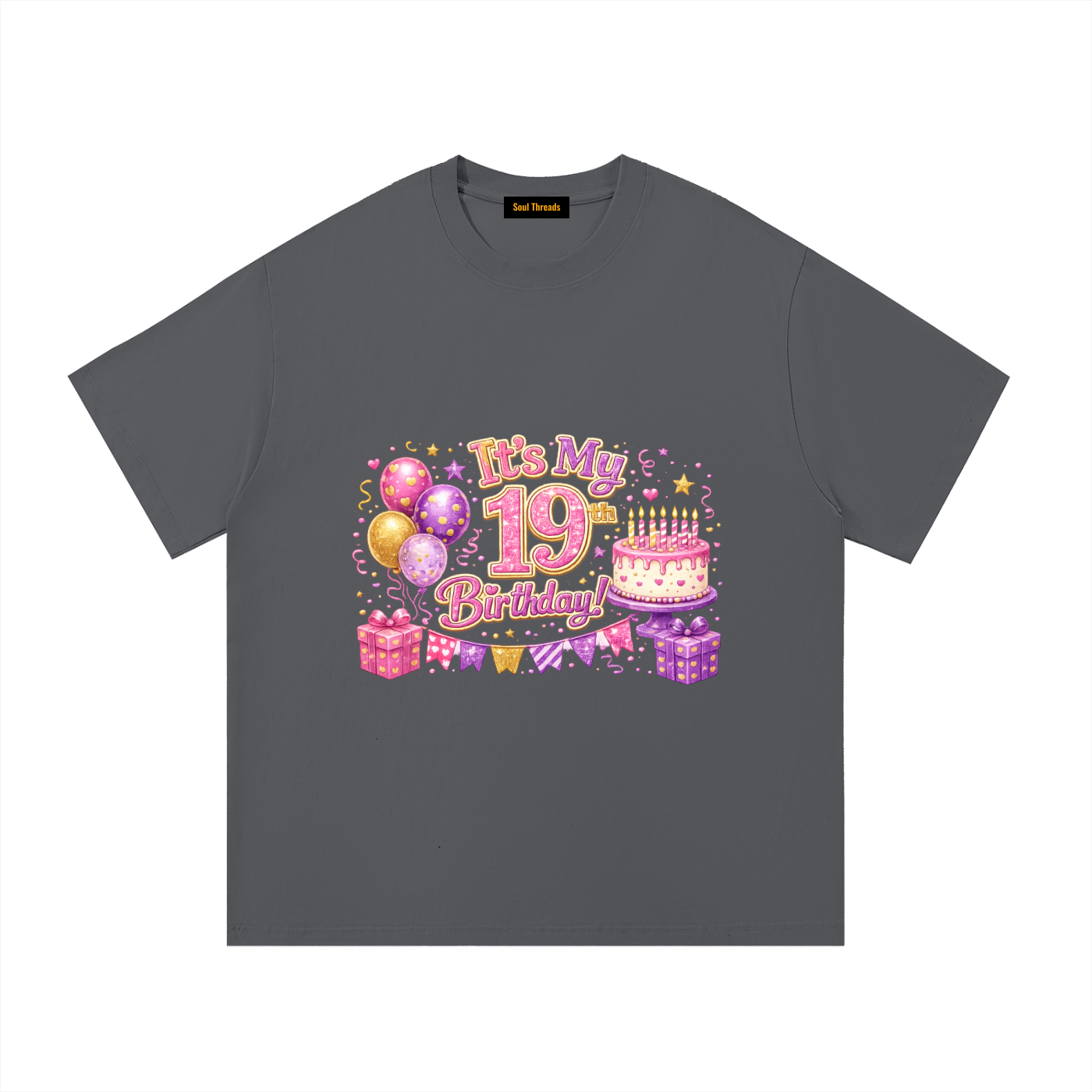 Young Womens 19th Birthday T-Shirt