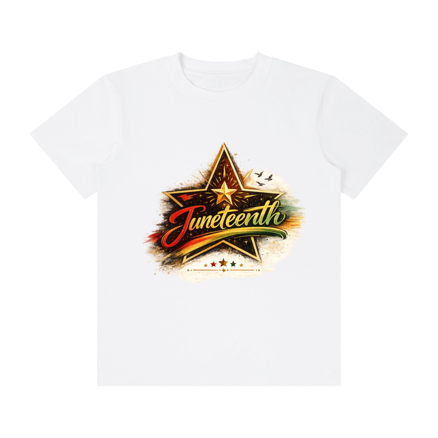 Crew Neck Juneteenth T-Shirt