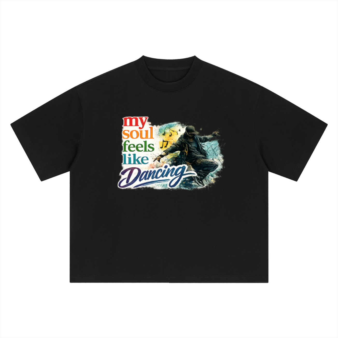 Boxy Oversized Dancing T-Shirt