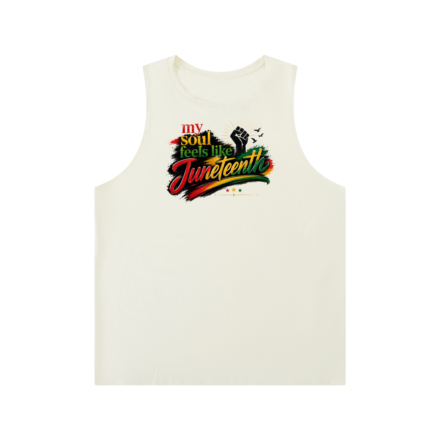 Men's Juneteenth Crewneck Tank Top