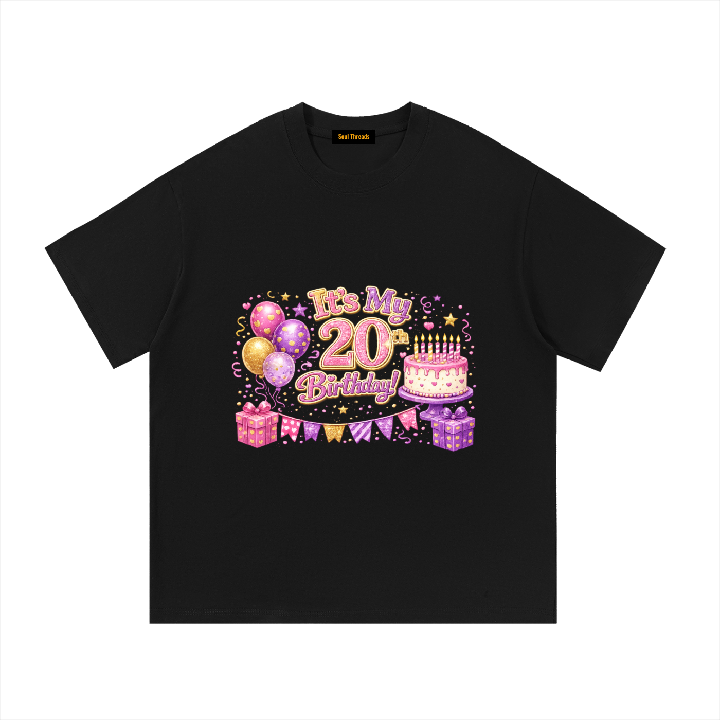 Young Womens 20th Birthday T-Shirt