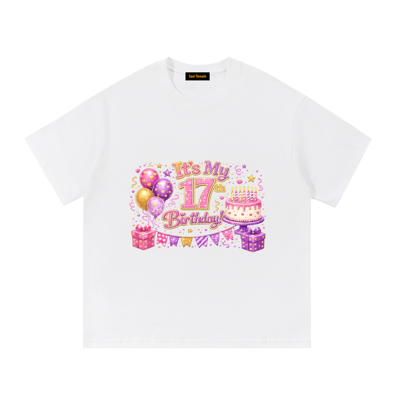 Young Womens 17th Birthday T-Shirt
