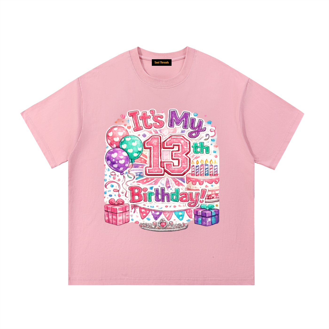 Young Womens 13th Birthday T-Shirt