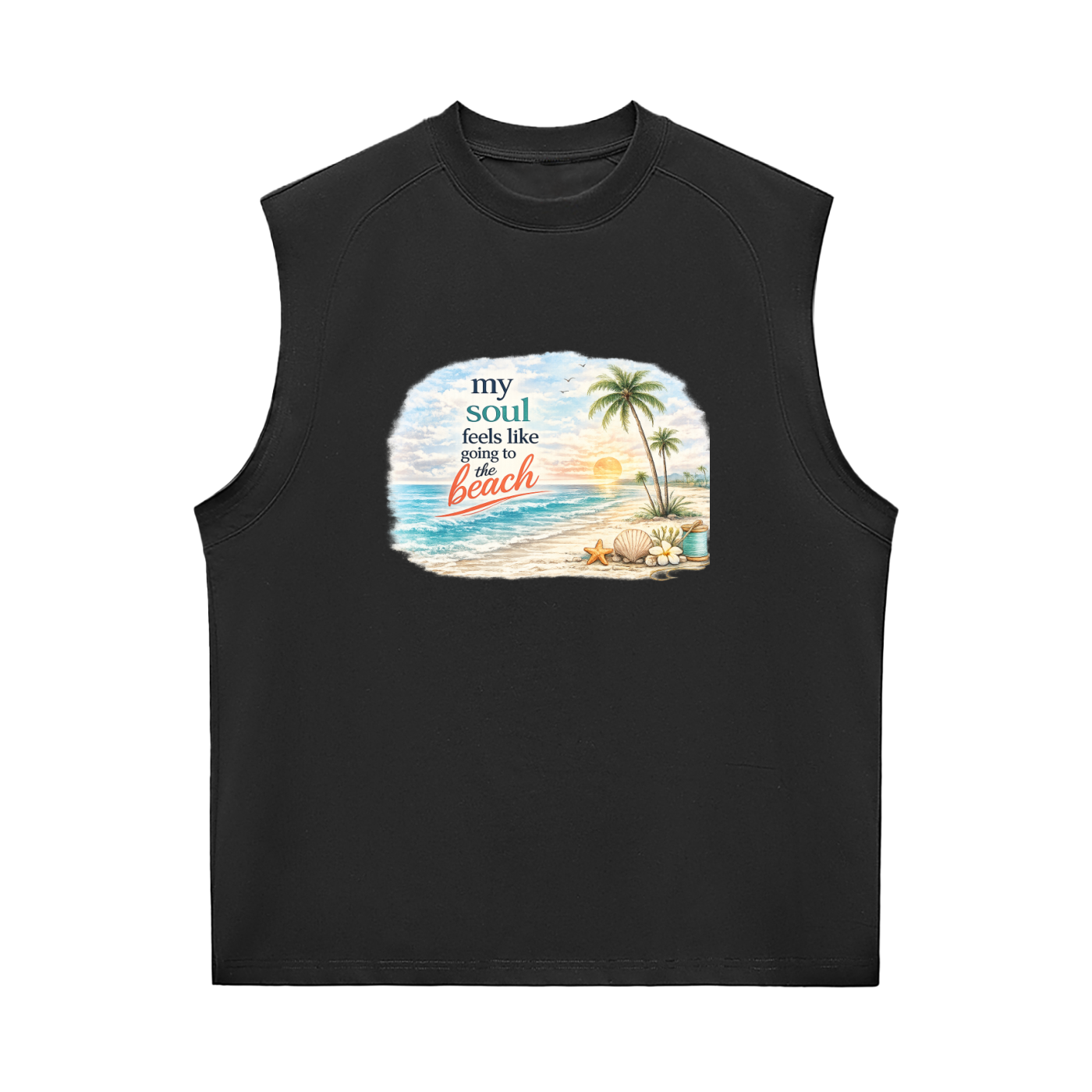Quick-Dry Beach Tank Top