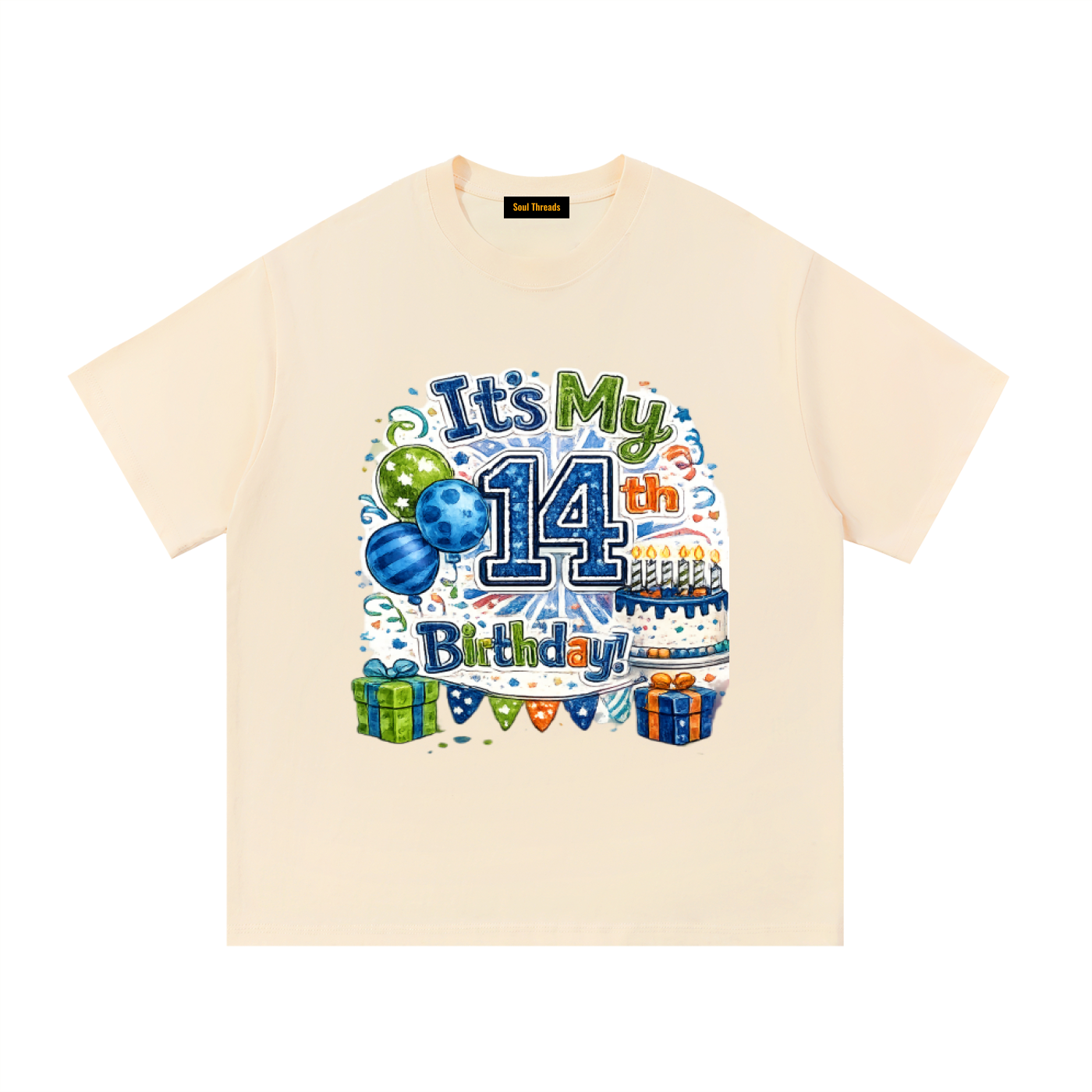 Young Mens 14th Birthday T-Shirt
