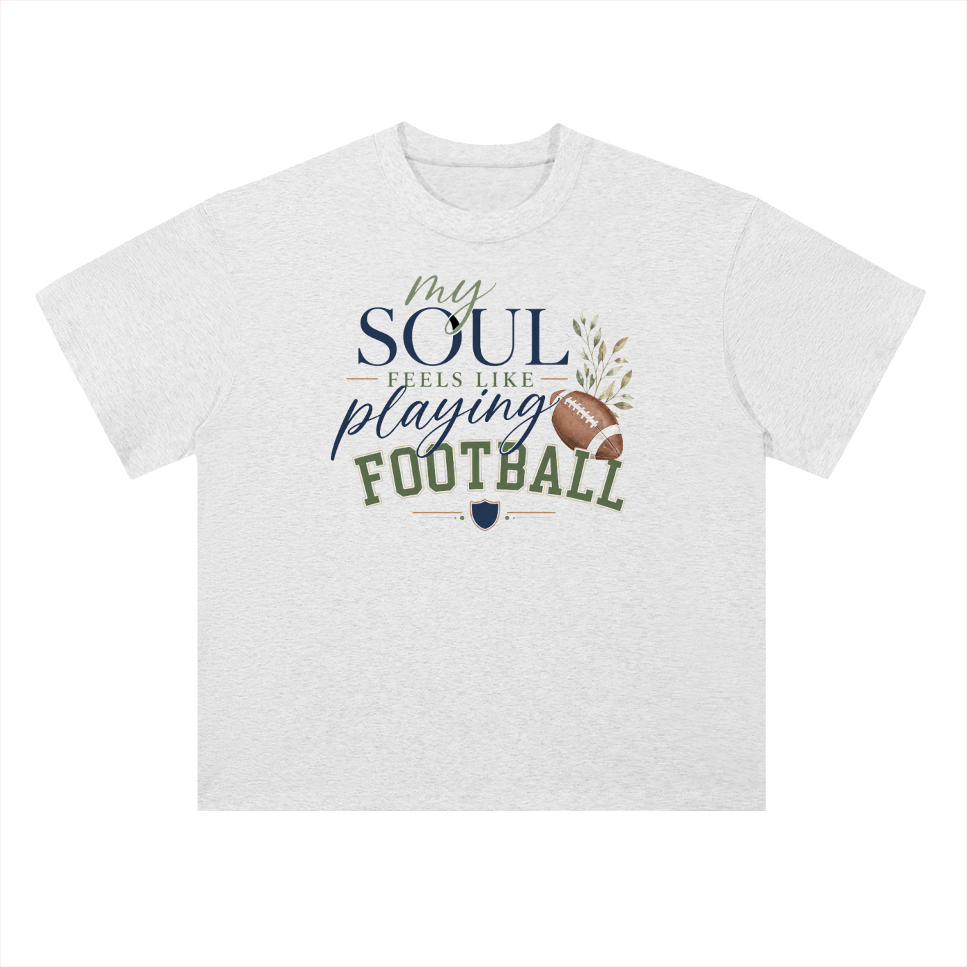 Heavyweight Football T-Shirt