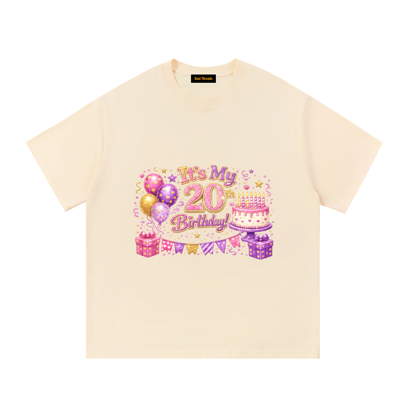 Young Womens 20th Birthday T-Shirt