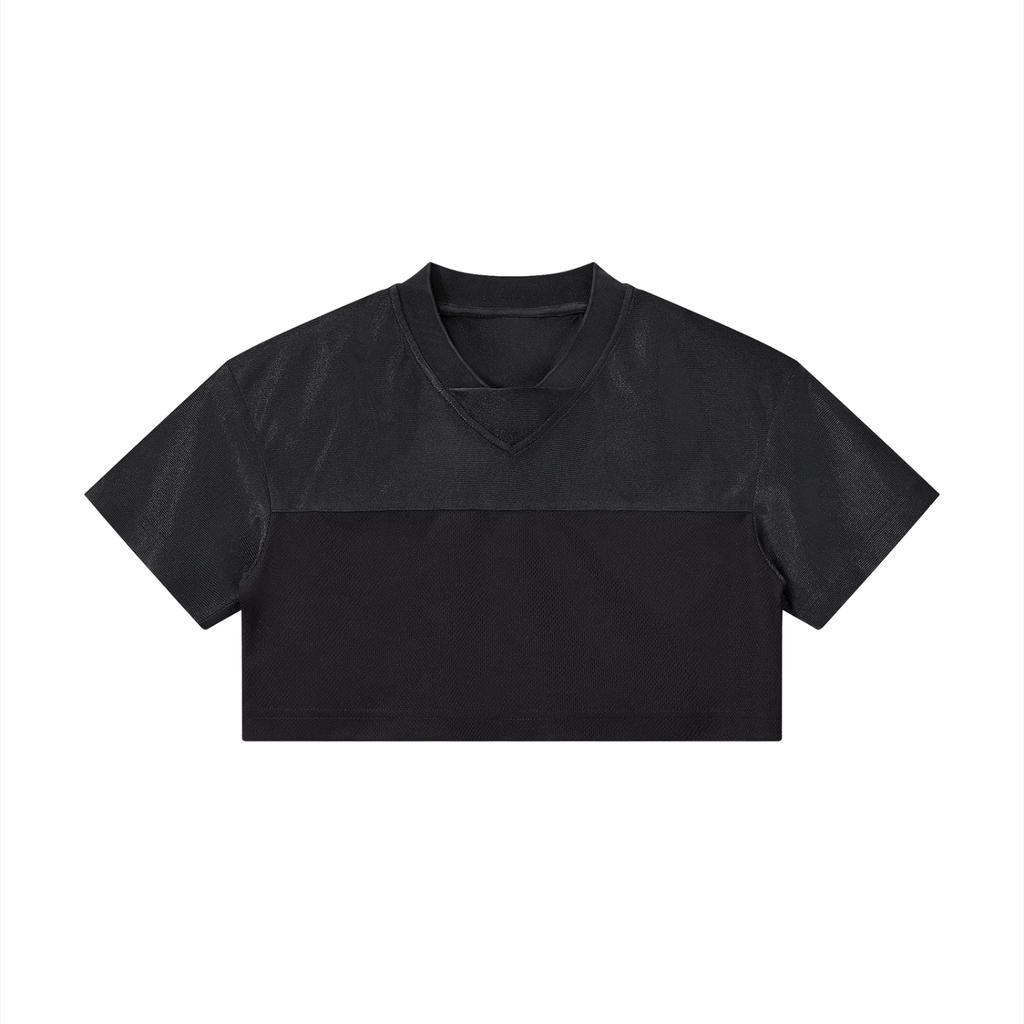 Camiseta corta de baile para mujer