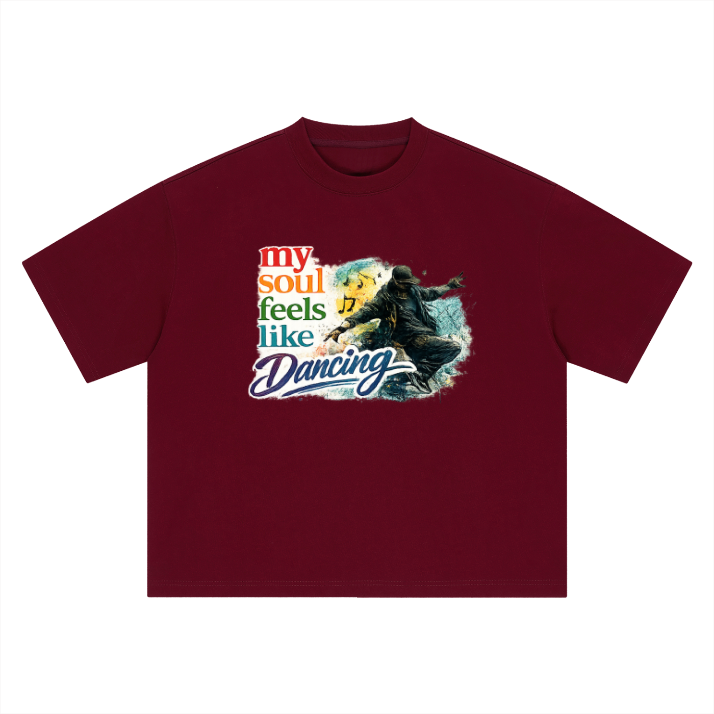 Boxy Oversized Dancing T-Shirt