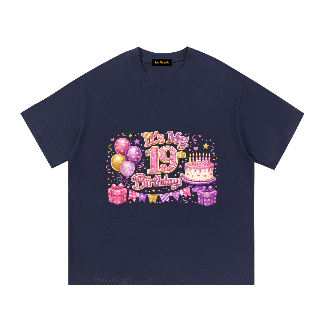 Young Womens 19th Birthday T-Shirt