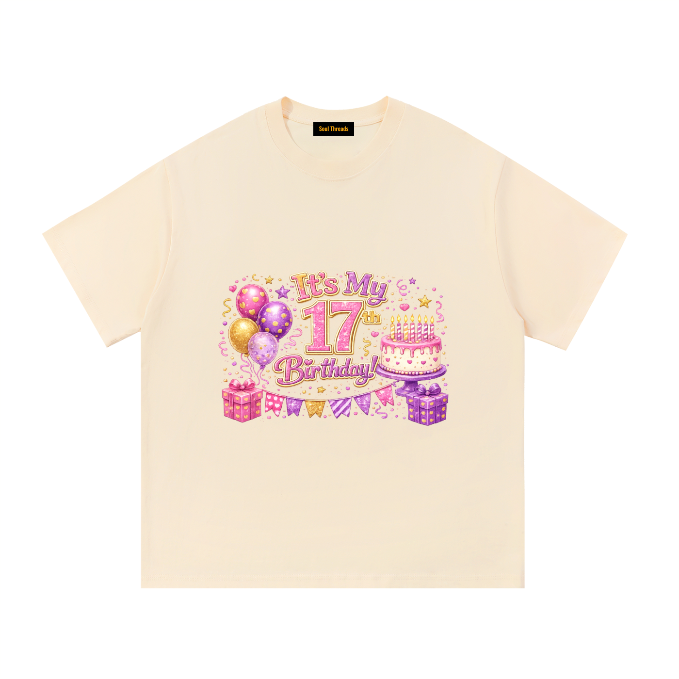 Young Womens 17th Birthday T-Shirt