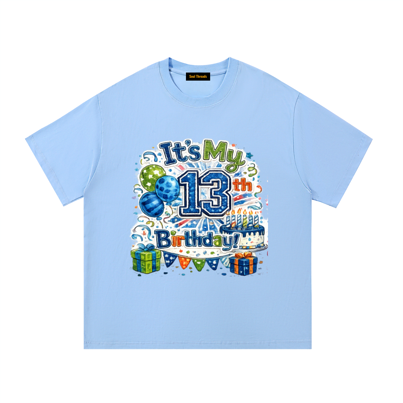 Young Mens 13th Birthday T-Shirt
