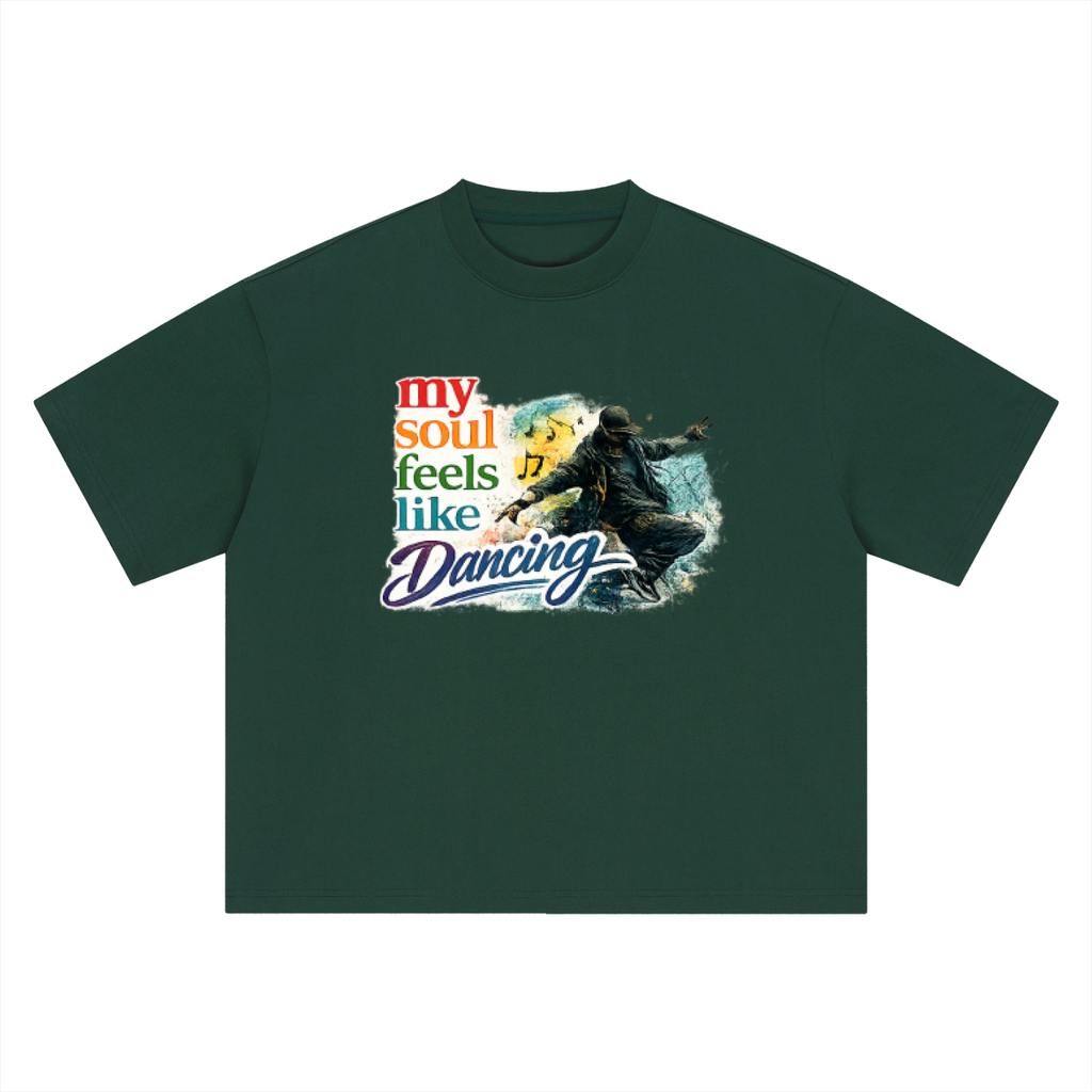 Boxy Oversized Dancing T-Shirt