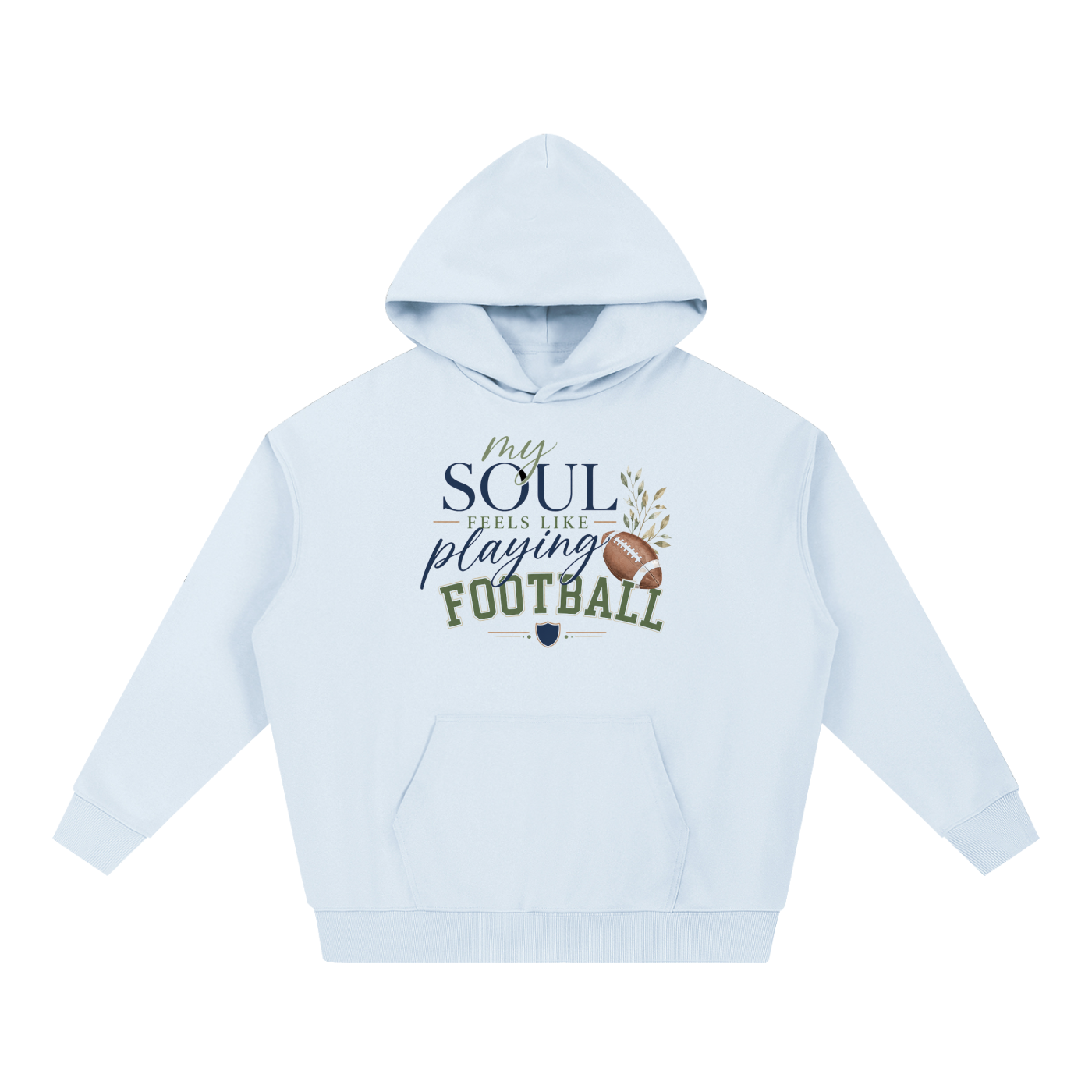 Heavyweight Football Hoodie