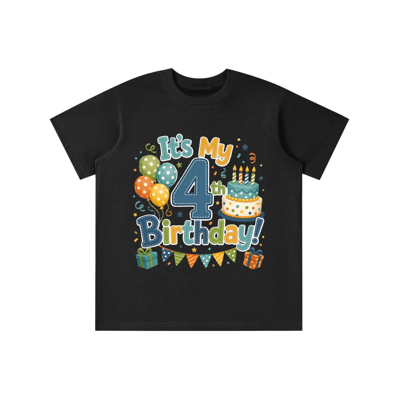 Boys 4th Birthday T-shirt