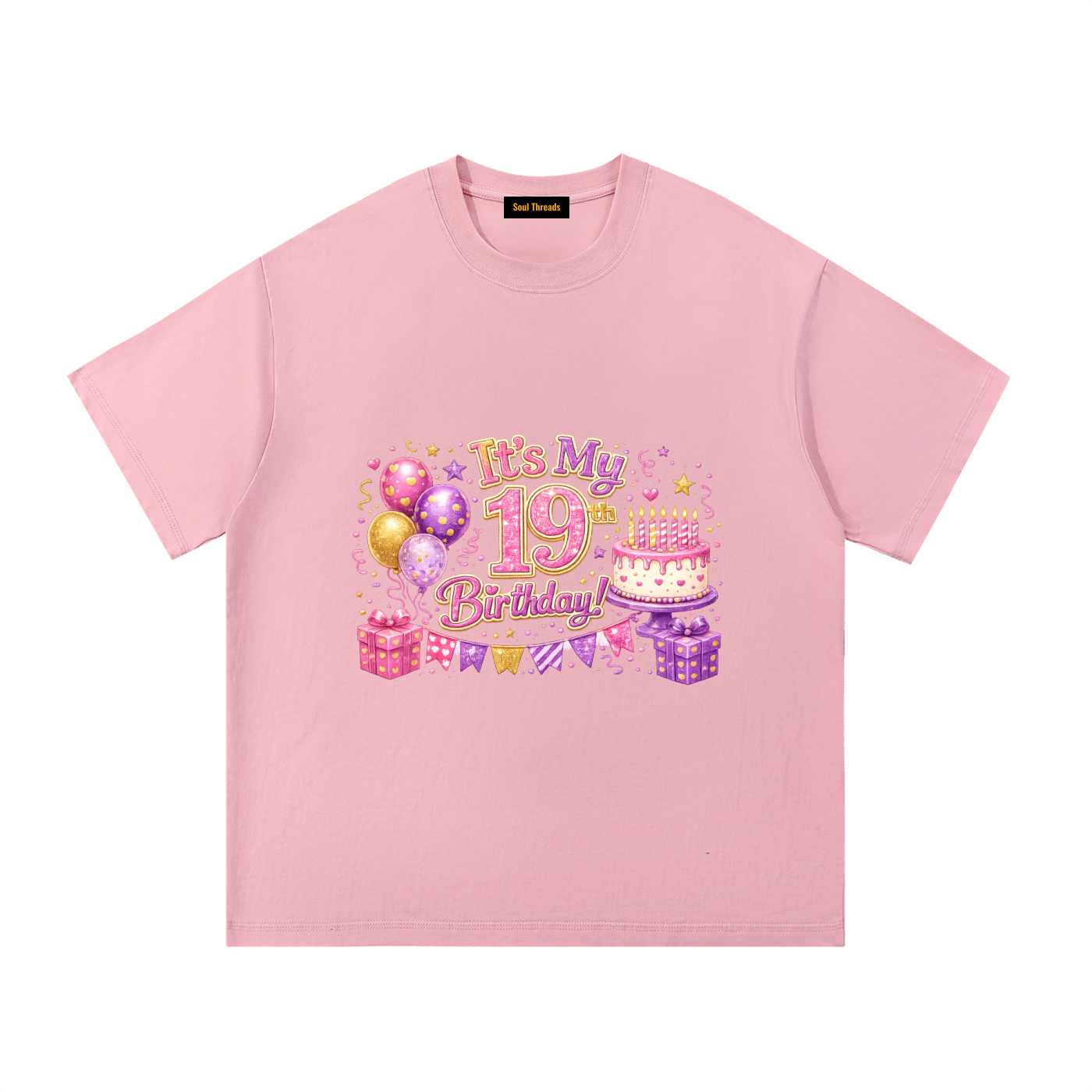 Young Womens 19th Birthday T-Shirt