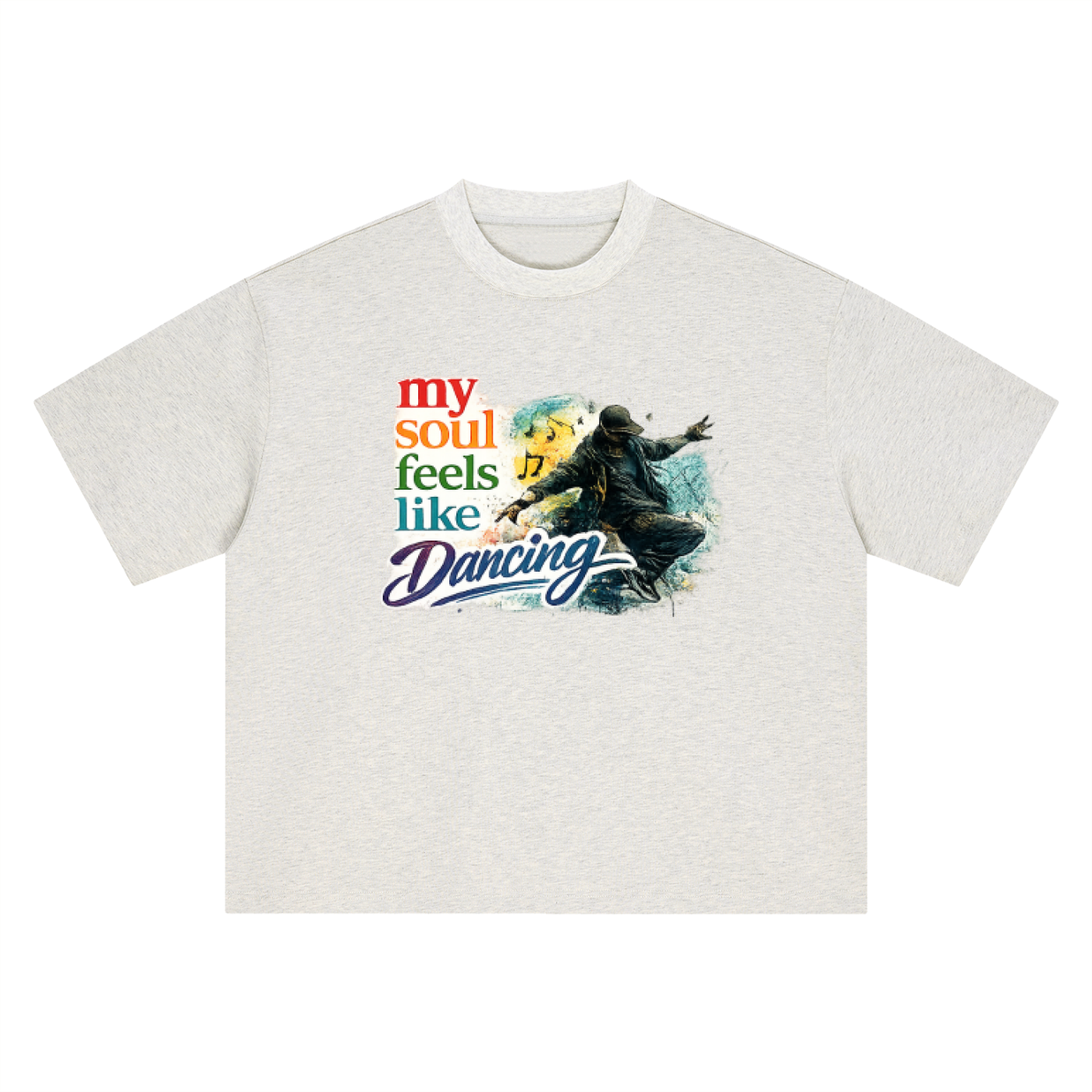 Boxy Oversized Dancing T-Shirt