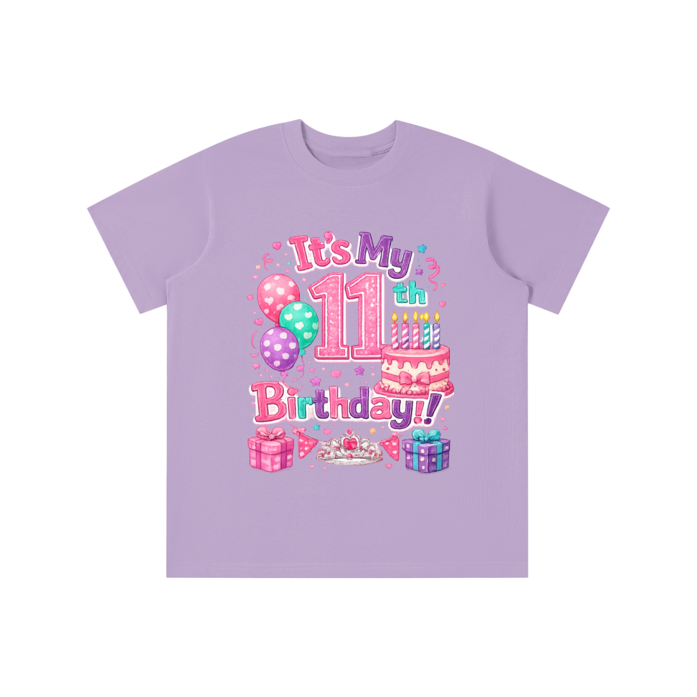 Girls 11th Birthday T-shirt