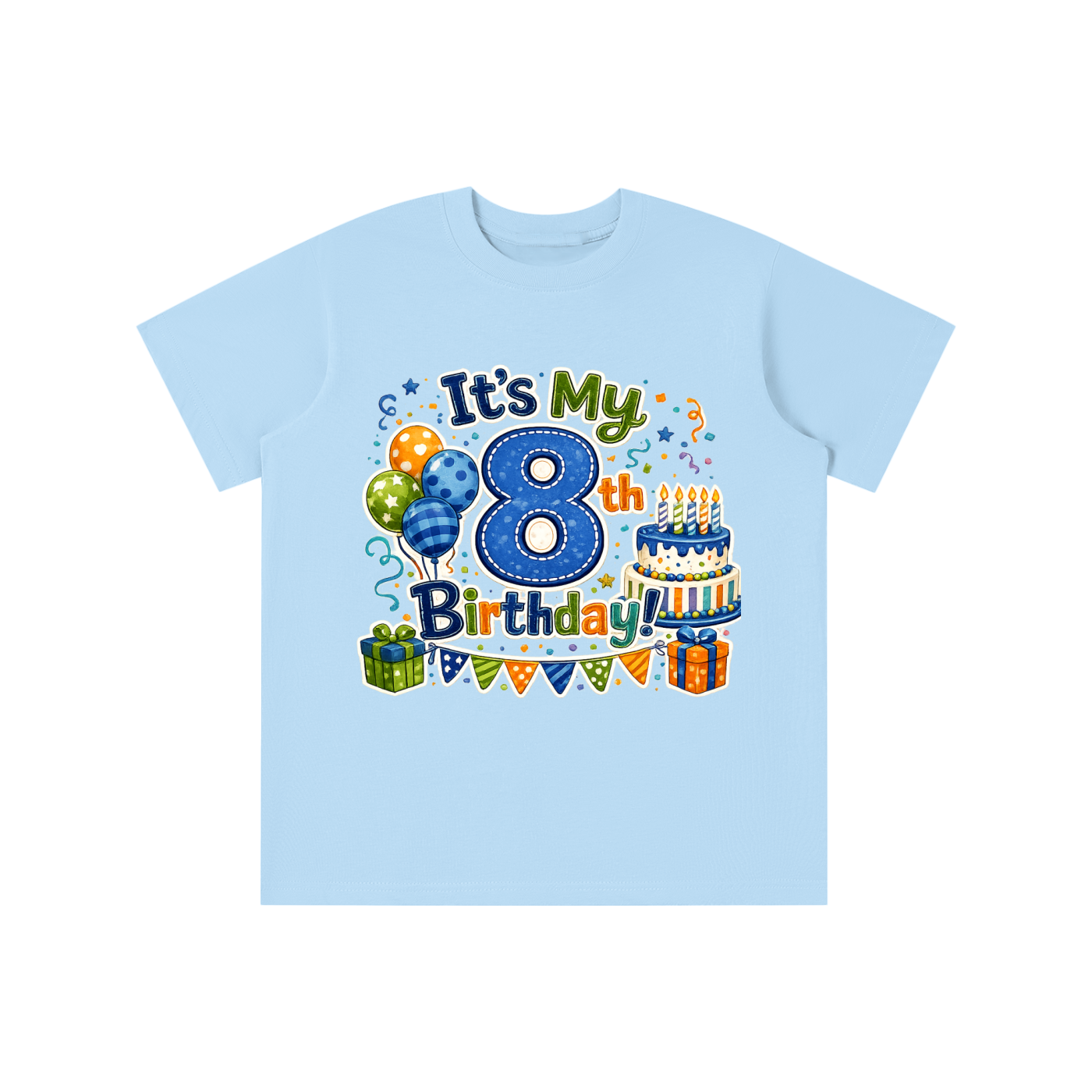 Boys 8th Birthday T-shirt