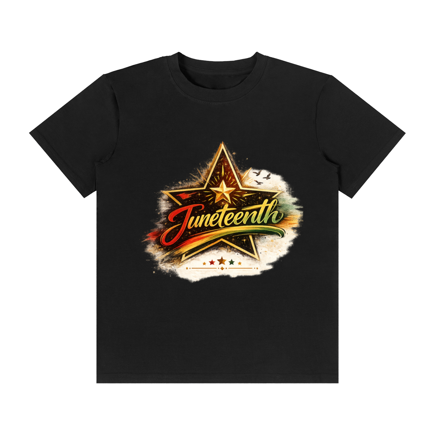 Crew Neck Juneteenth T-Shirt
