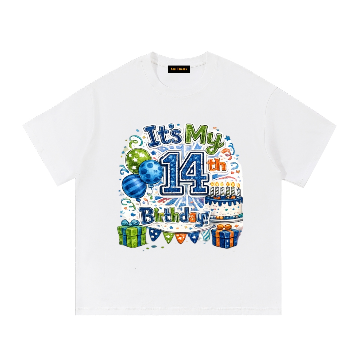 Young Mens 14th Birthday T-Shirt