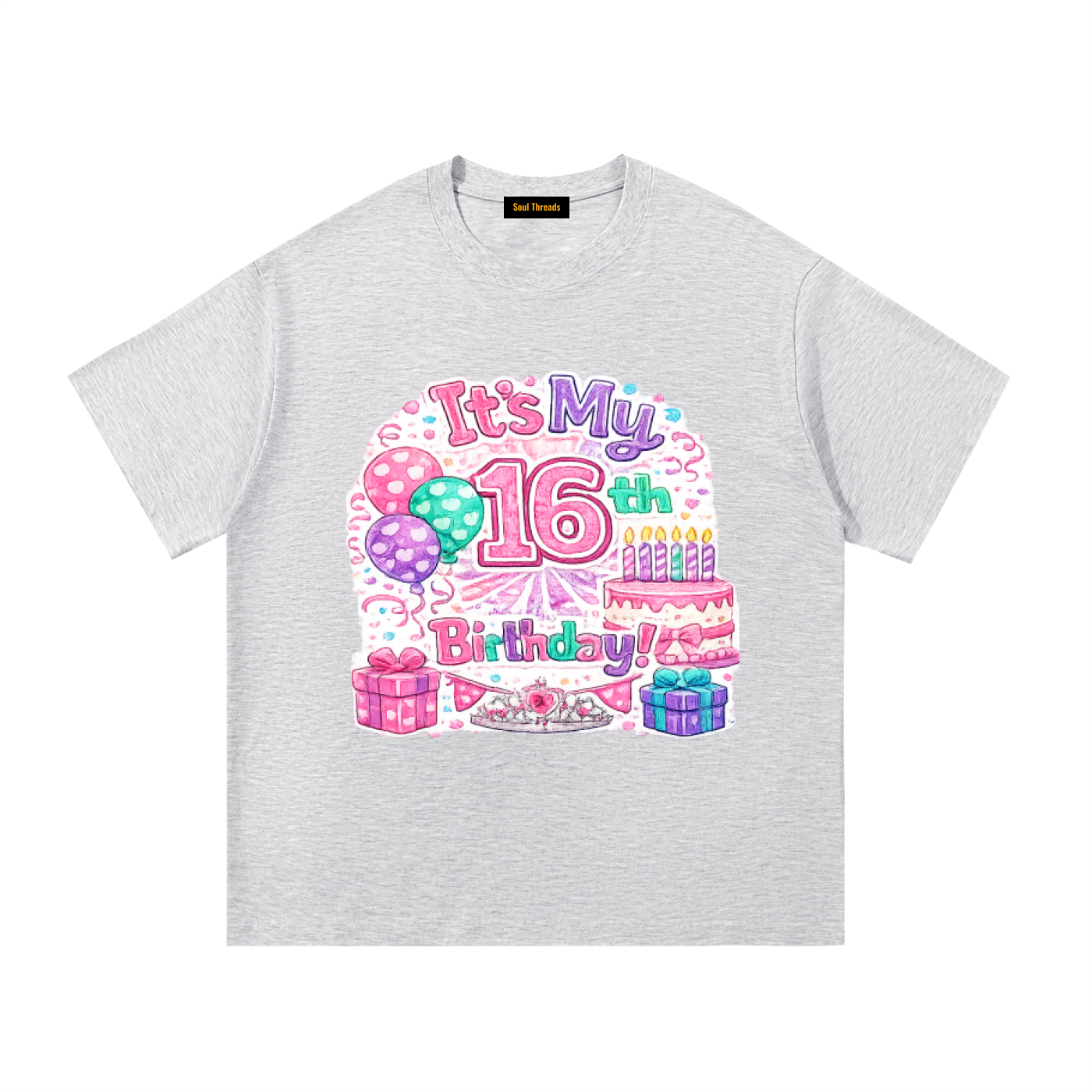 Young Womens 16th Birthday T-Shirt