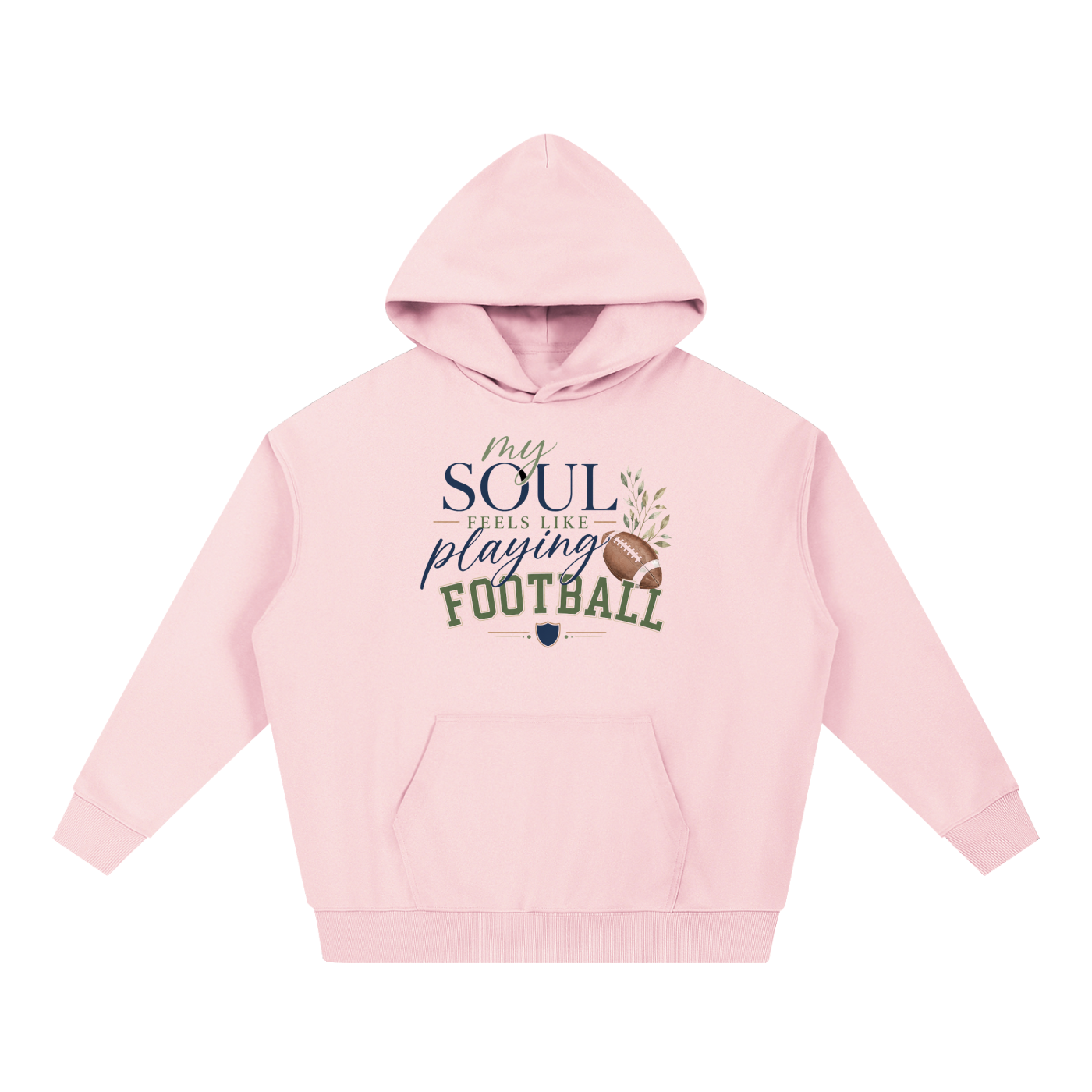 Heavyweight Football Hoodie