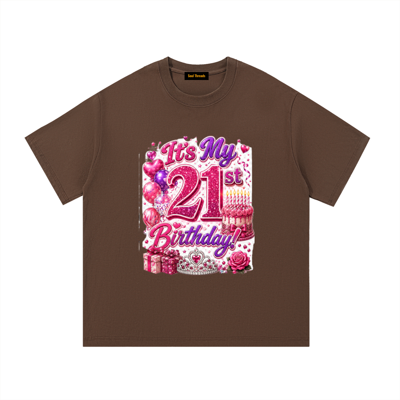 Young Womens 21st Birthday T-Shirt