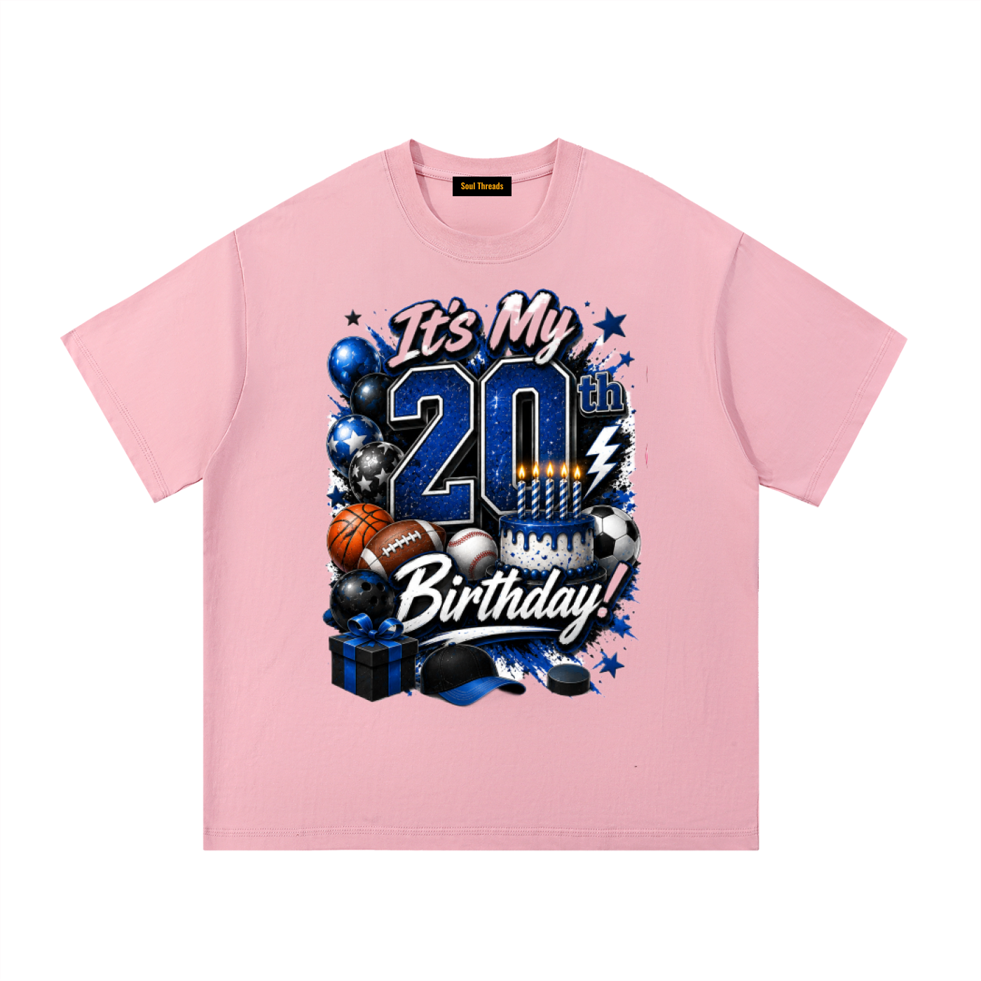 Young Mens 20th Birthday T-Shirt