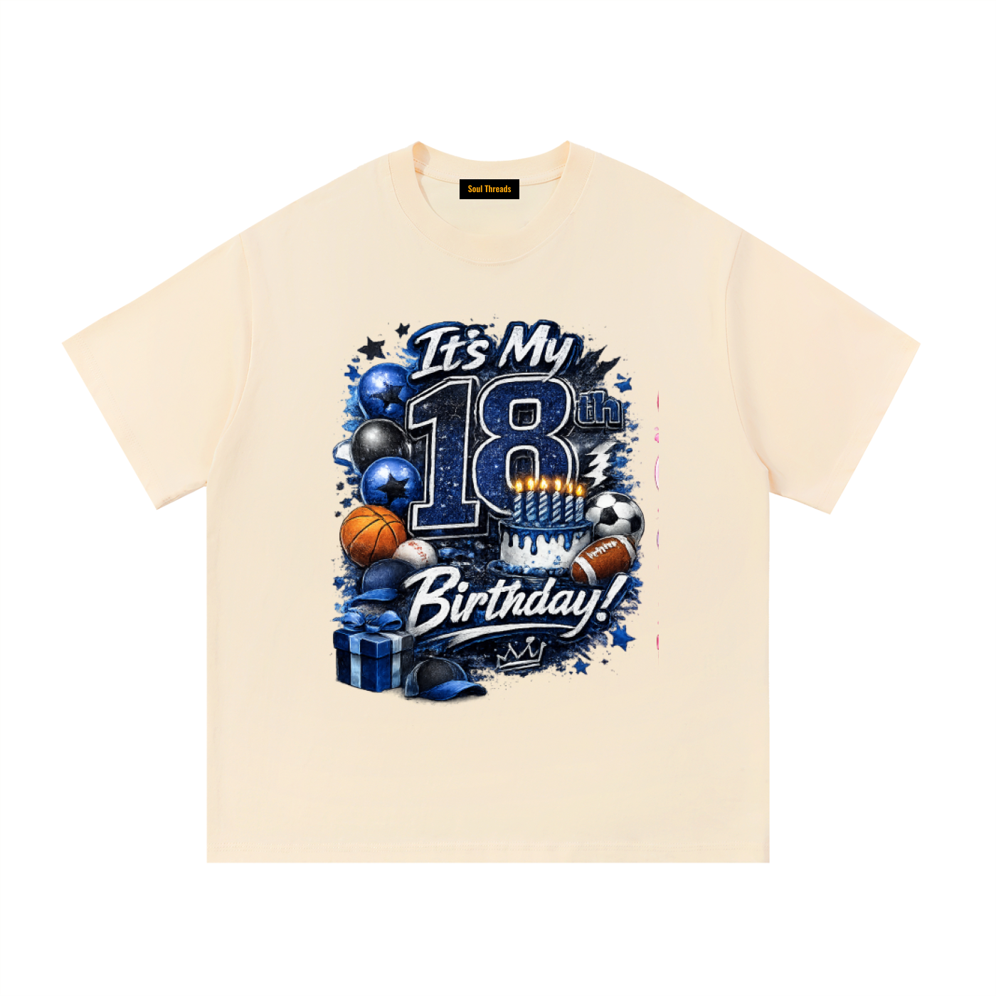 Young Mens 18th BIrthday T-Shirt
