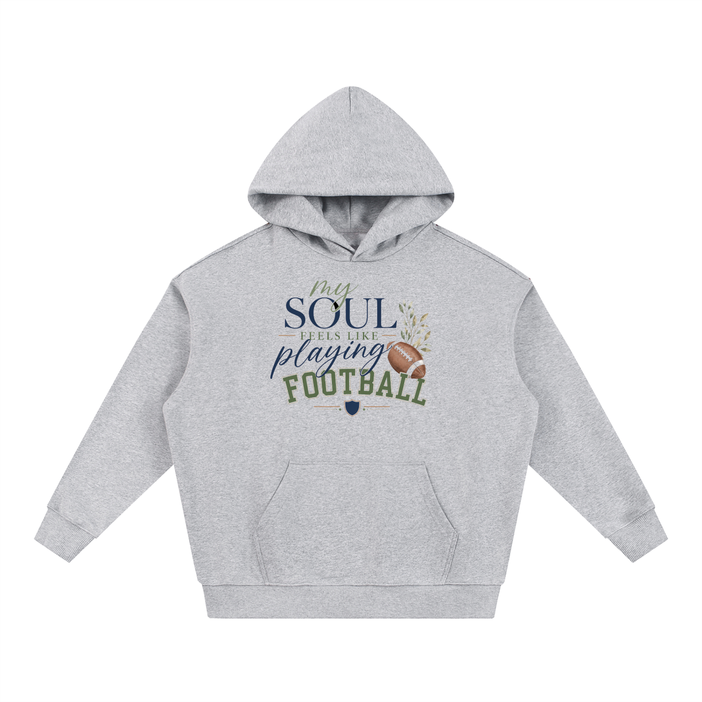 Heavyweight Football Hoodie