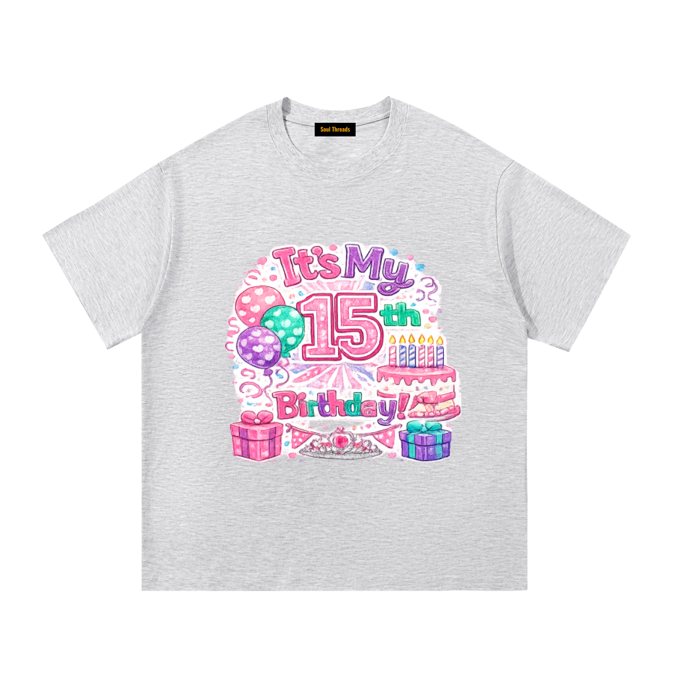 Young Womens 15th Birthday T-Shirt